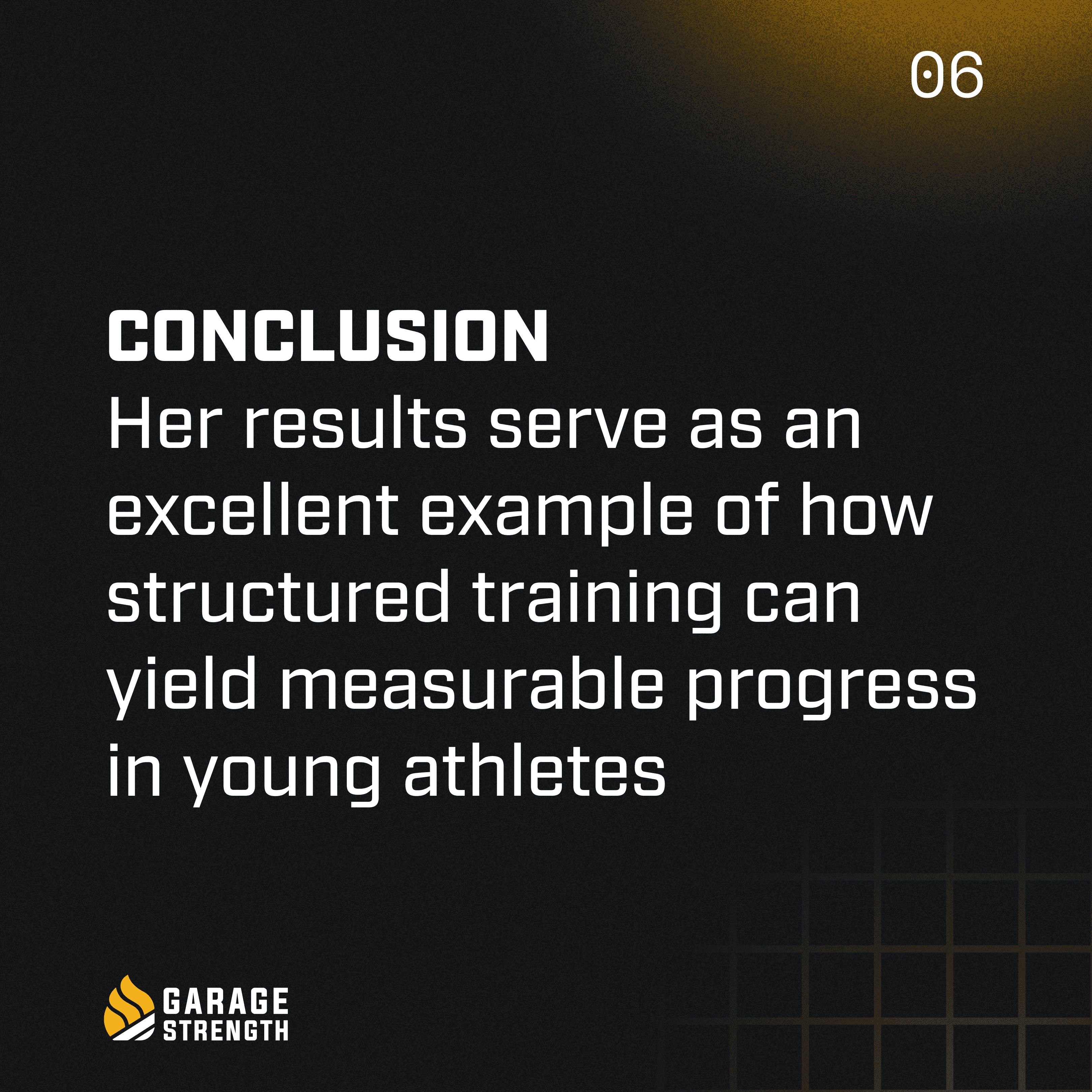 Case study conclusion