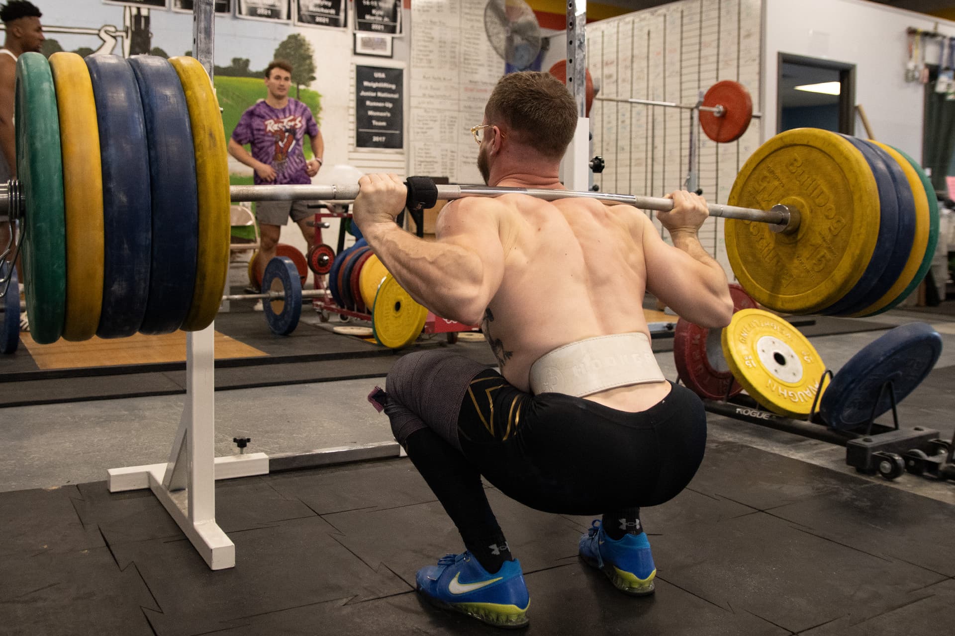 high bar back squat