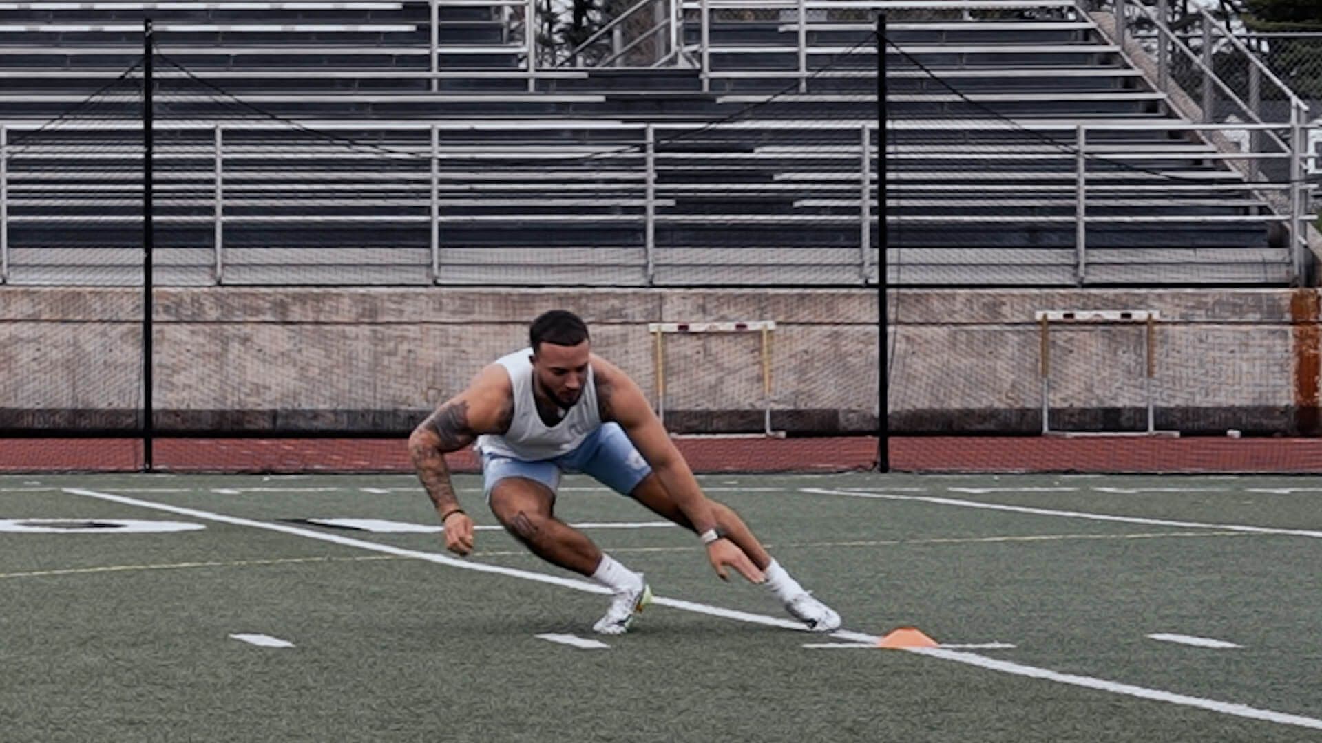 20 yard shuttle test