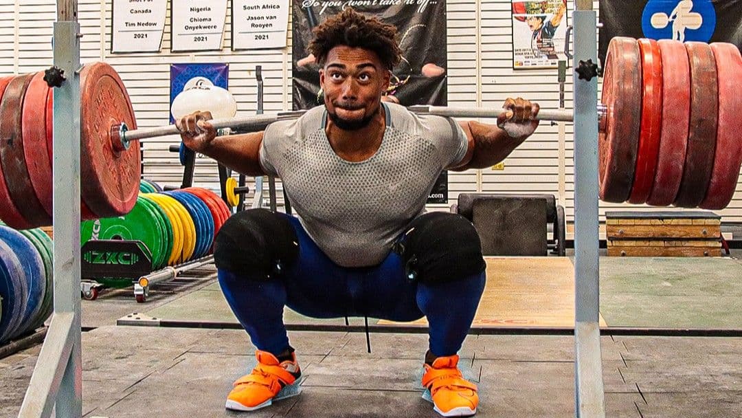 Sam Mattis back squat