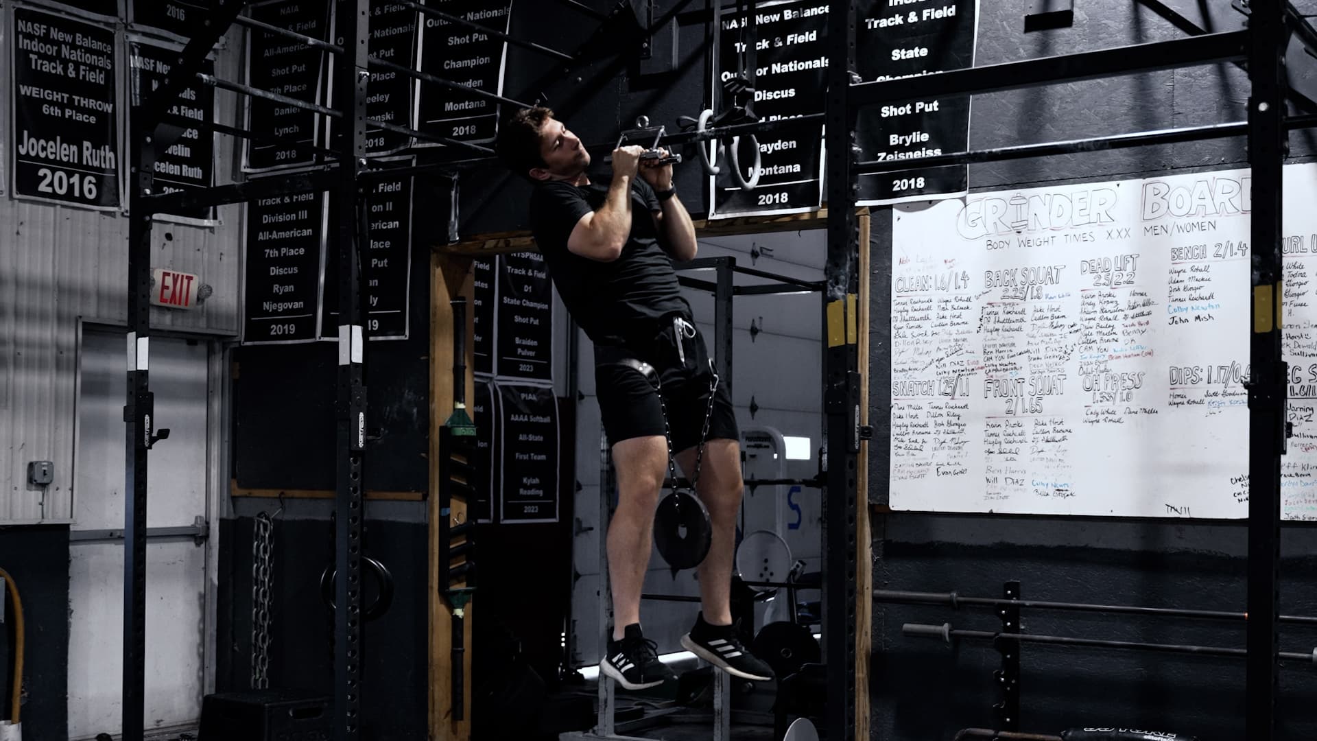 weighted neutral grip pull ups