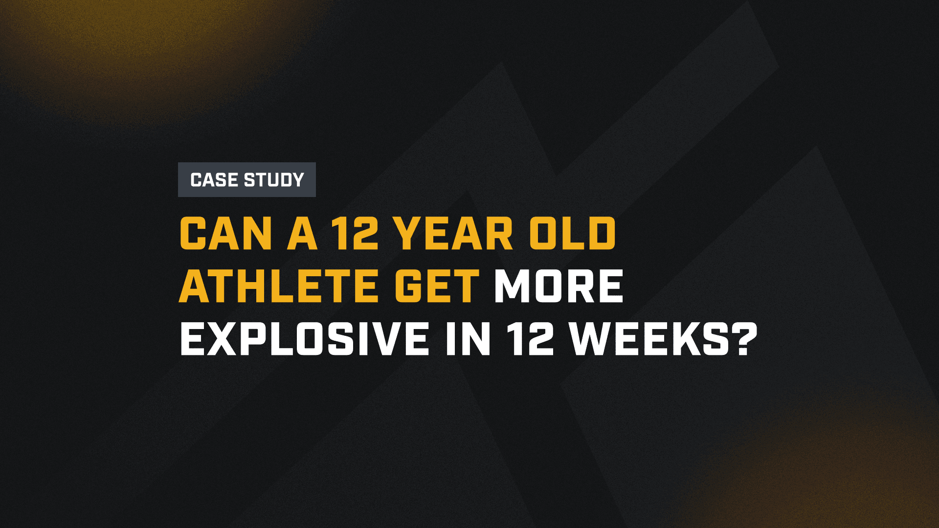 27% Increase in Strength From a 12 Year Old Athlete Over 12 Weeks