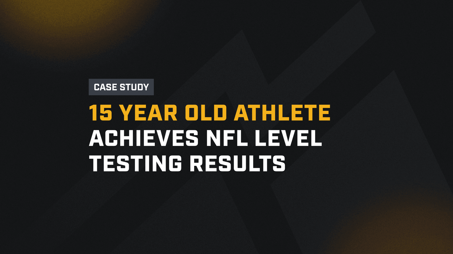 15 Year Old Athlete Achieves NFL Level Testing Results