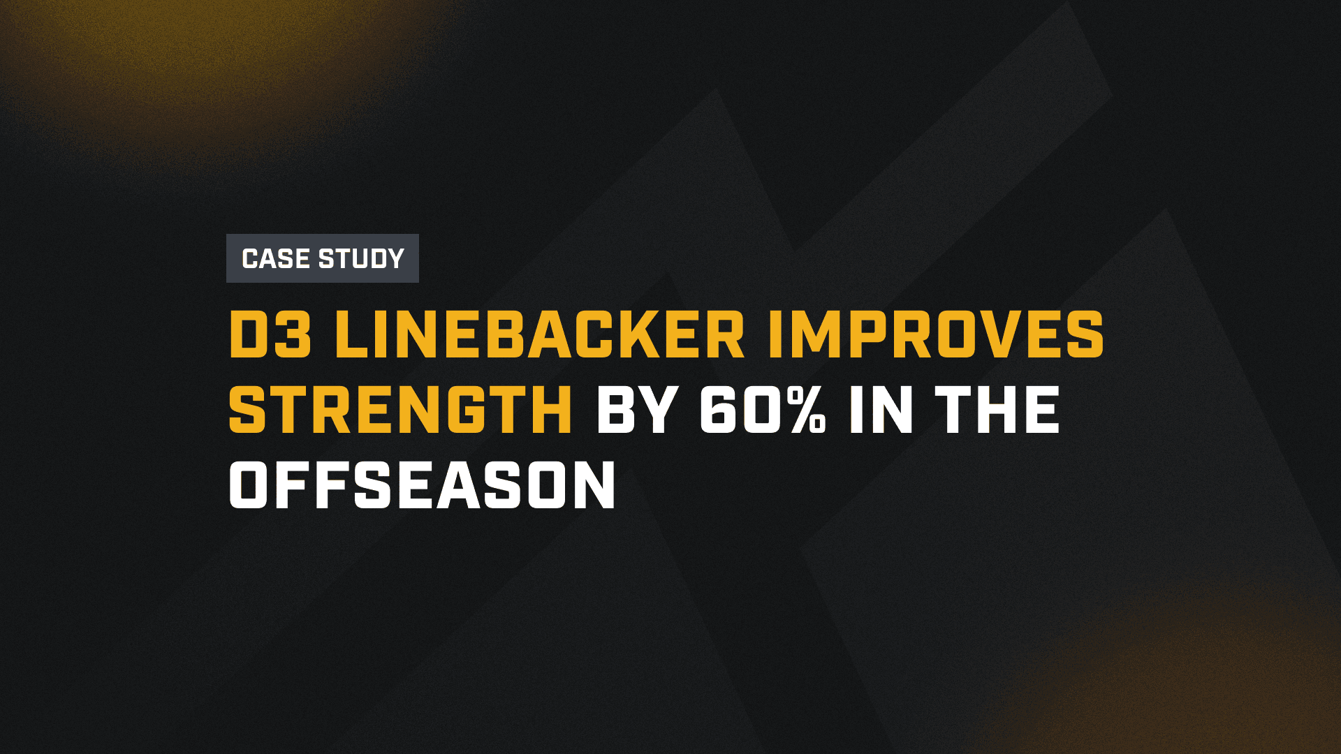 D3 Linebacker Improves Strength By 60% in the Offseason to Earn Starting Position 