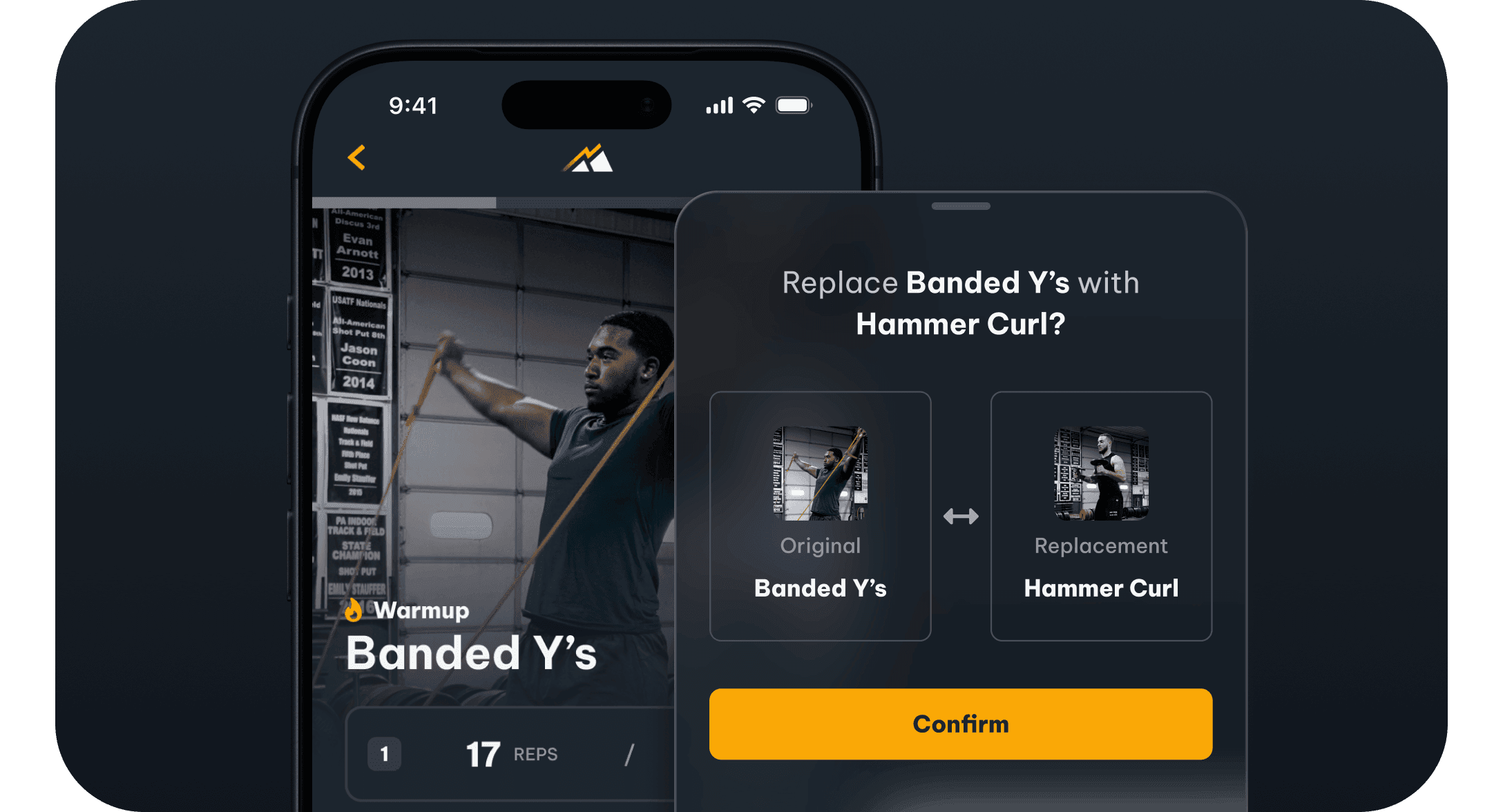 replace warm up feature