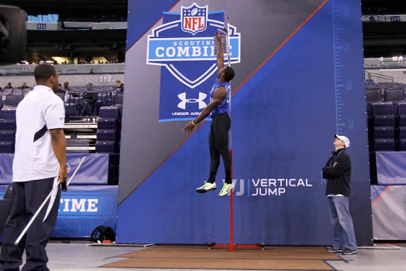 vertical NFL combine test
